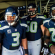 The Seahawks’ Russell Wilson, Max Unger, and Robert Turbin (Photo: Rod Mar/Seattle Seahawks)